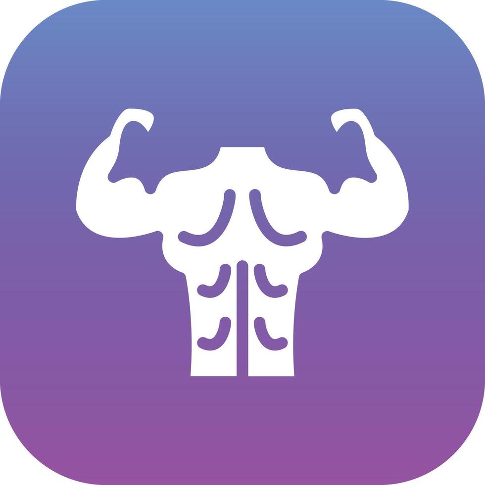 Back Muscle Vector Icon
