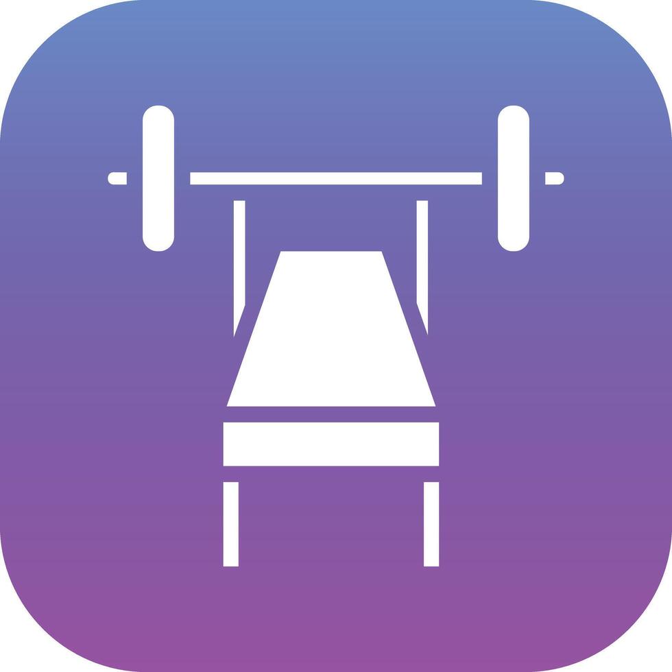 Bench Press Vector Icon