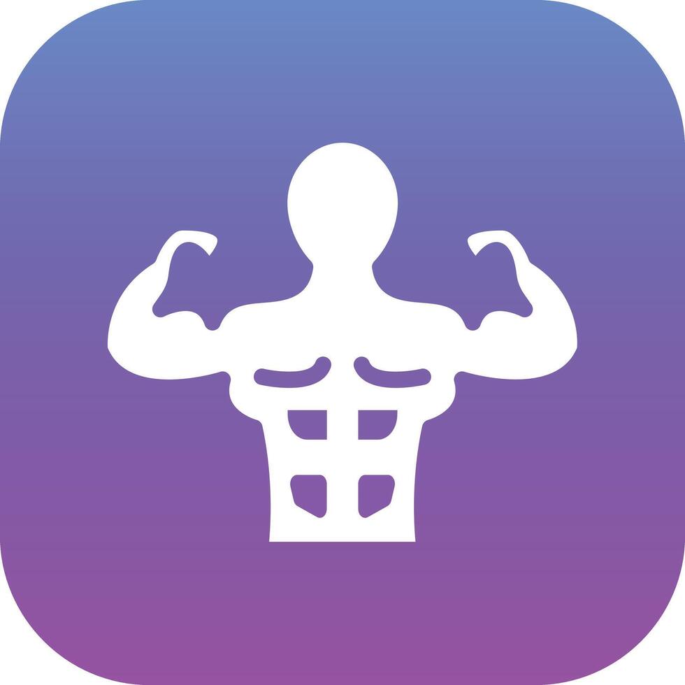 Body Builder Vector Icon