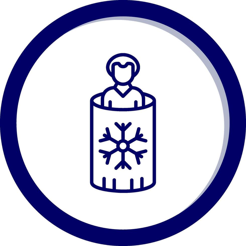crioterapia vector icono