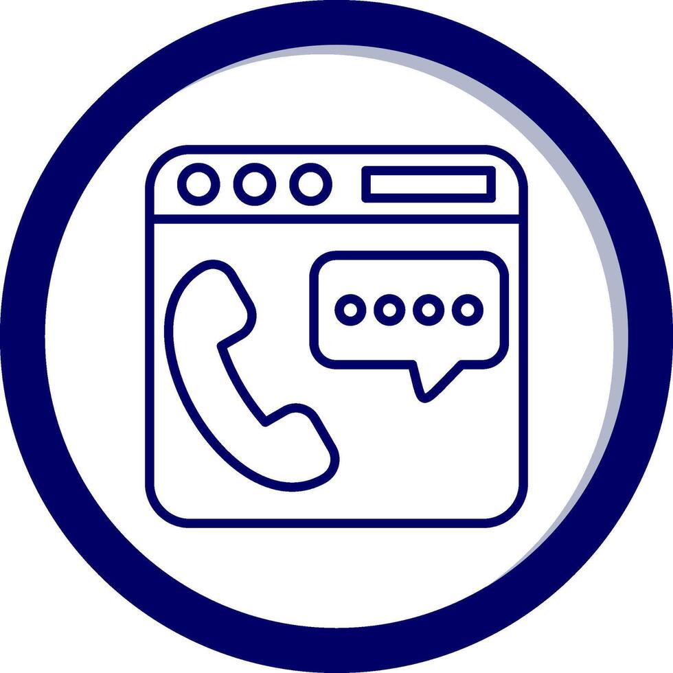 Phone Chat Vector Icon