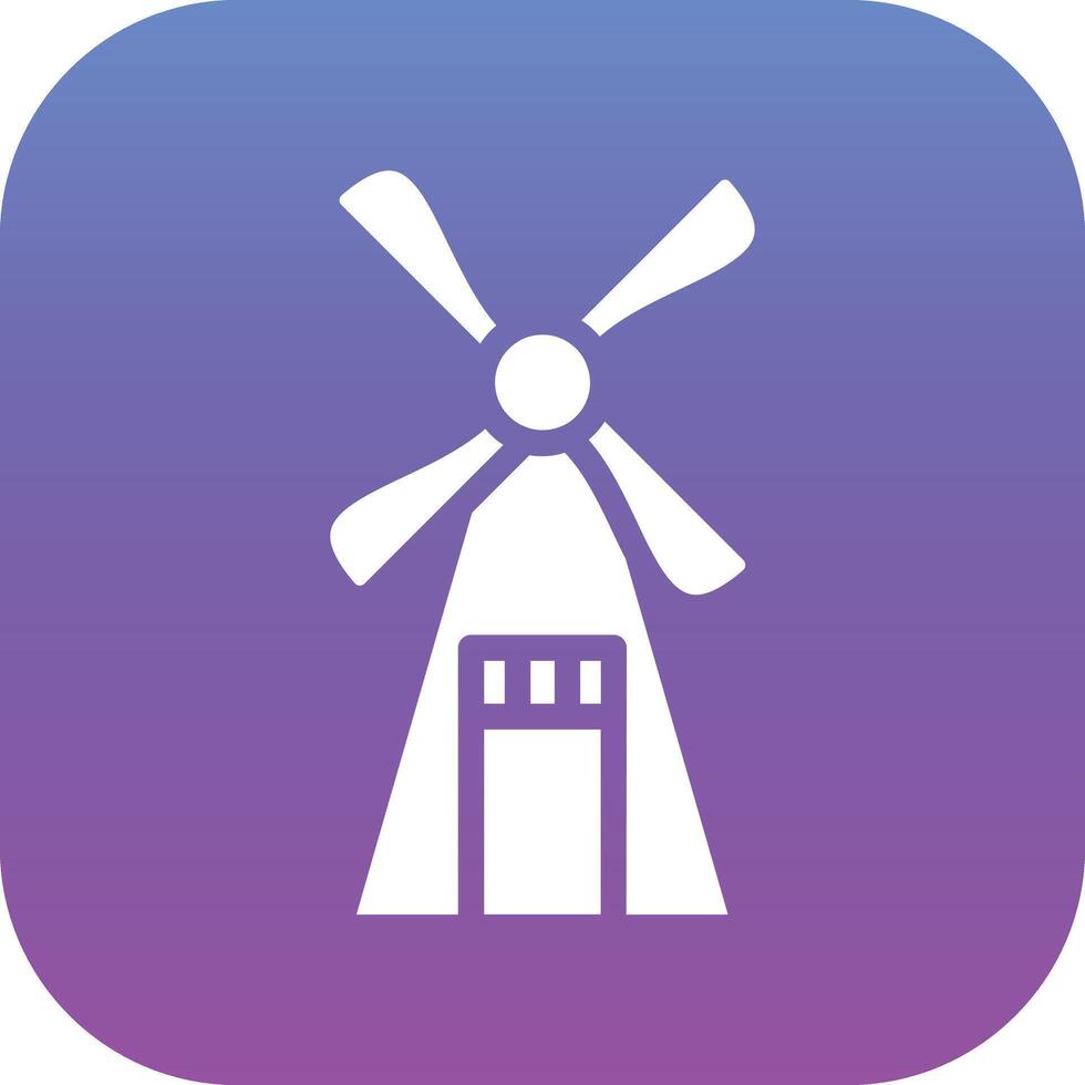 Windmill Vector Icon