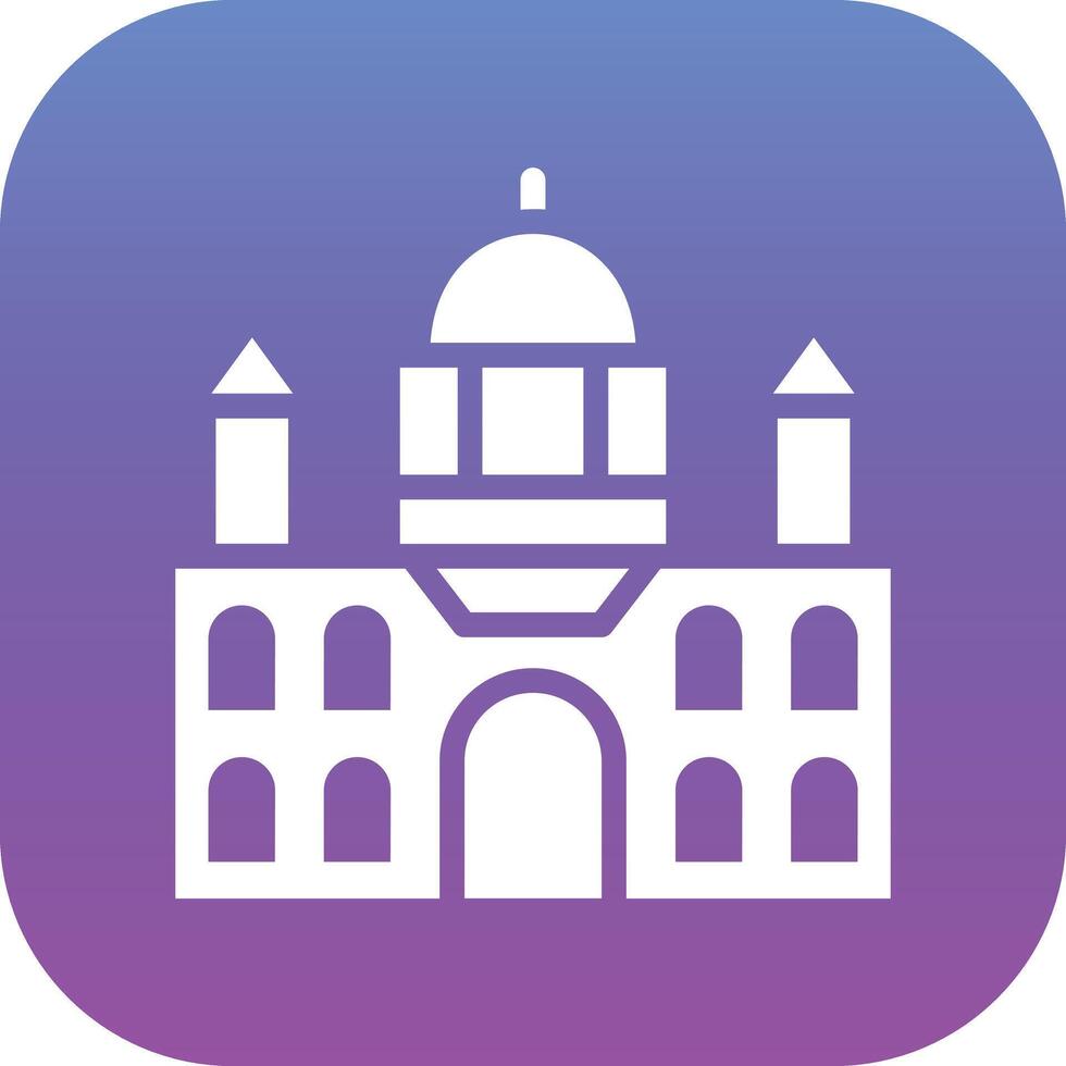 Castle Landscape Vector Icon