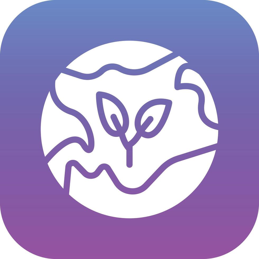 Eco Earth Vector Icon