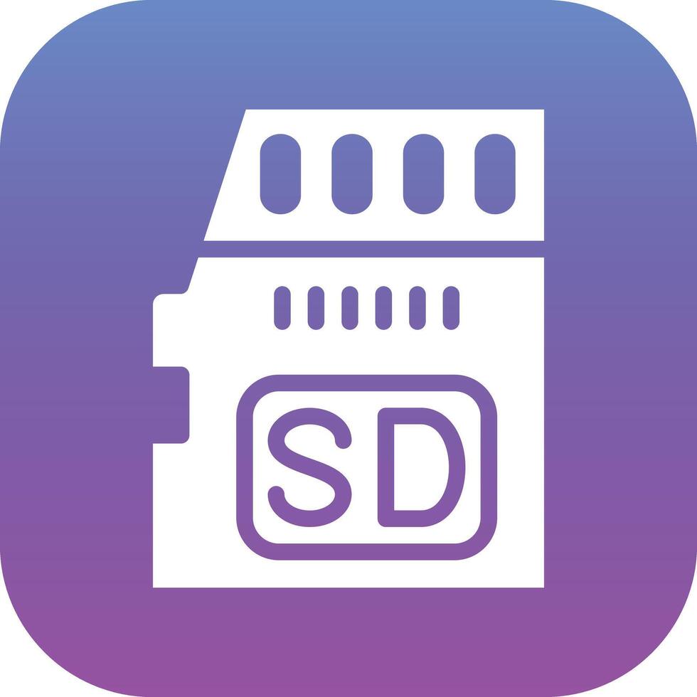 SD Card Vector Icon
