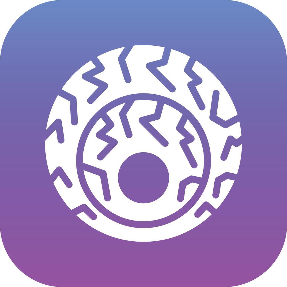 Scary Eyeball Vector Icon
