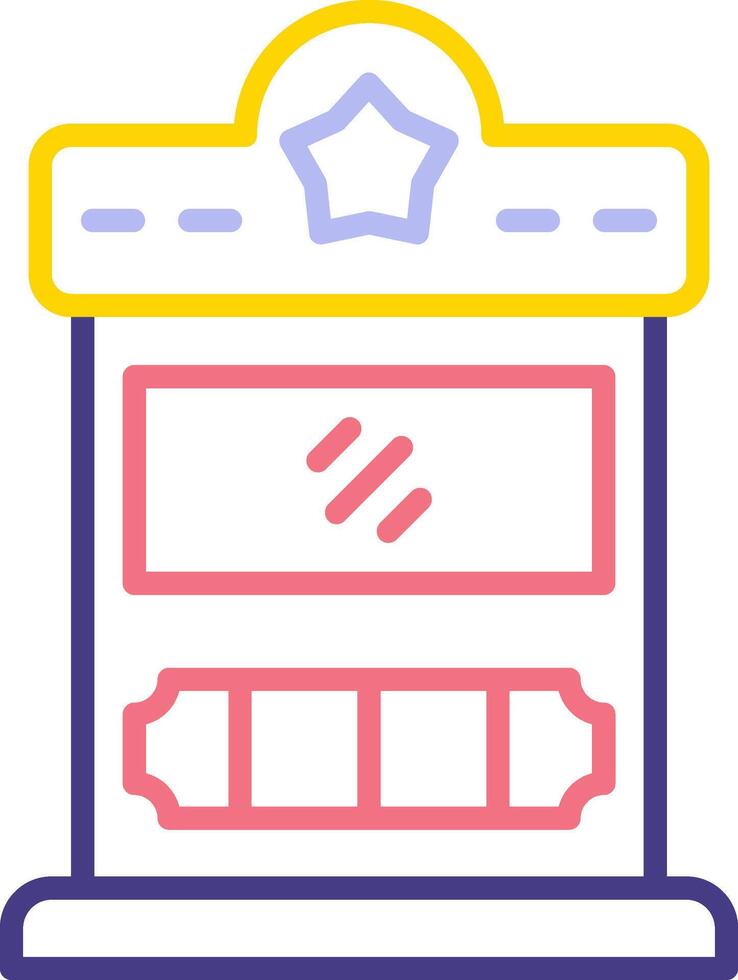 Ticket Box Vector Icon