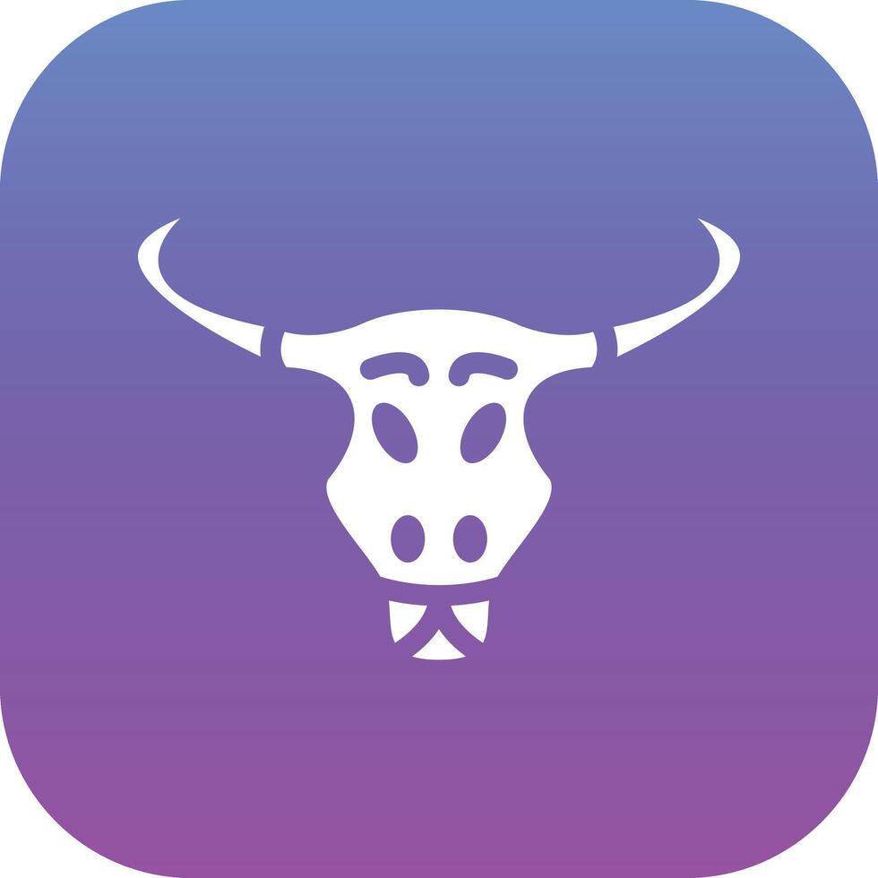 Bull Skull Vector Icon