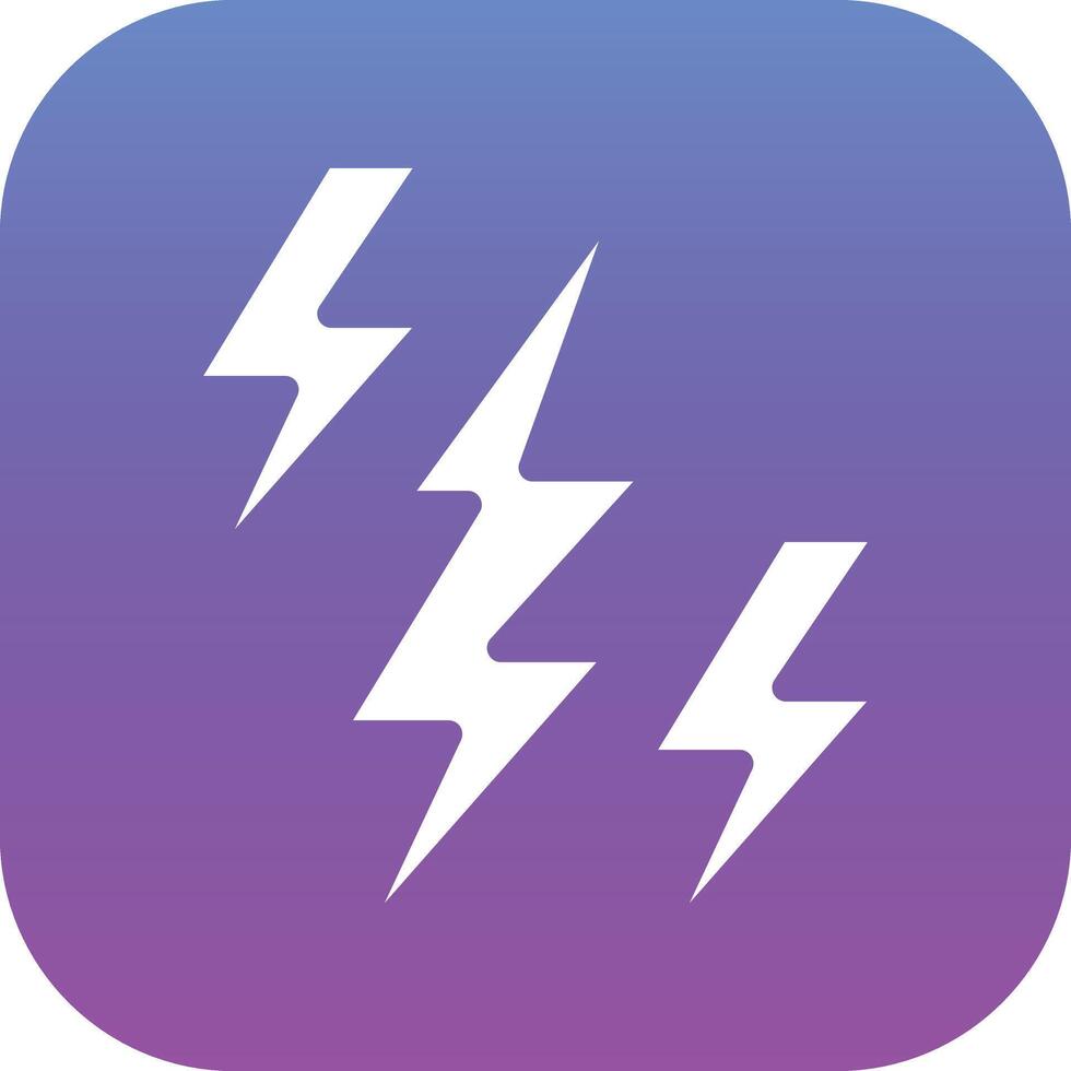 Lightning Vector Icon