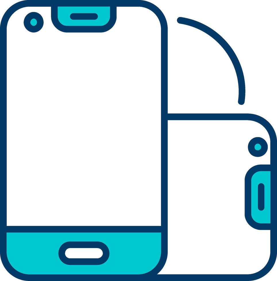 Foldable Smartphone Vector Icon