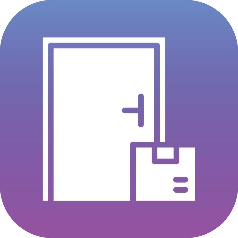 Door Delivery Vector Icon