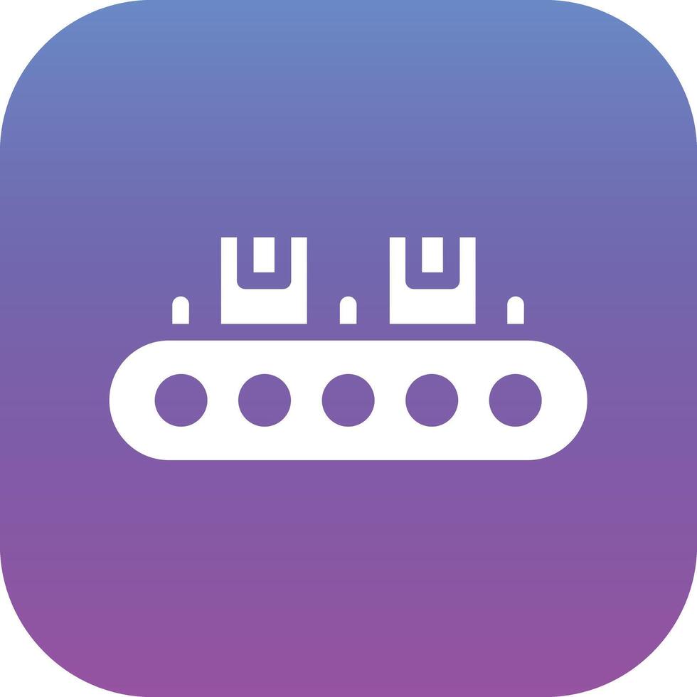 Conveyor Belt Vector Icon