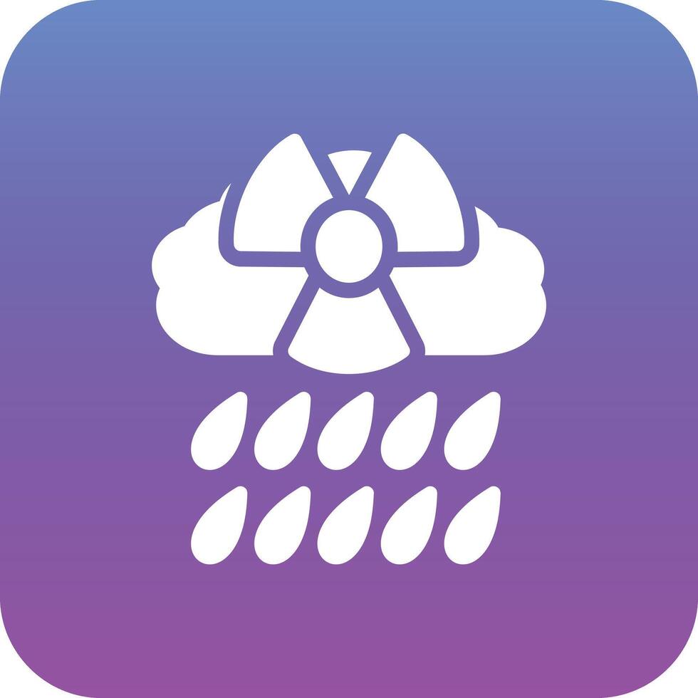 Acid Rain Vector Icon
