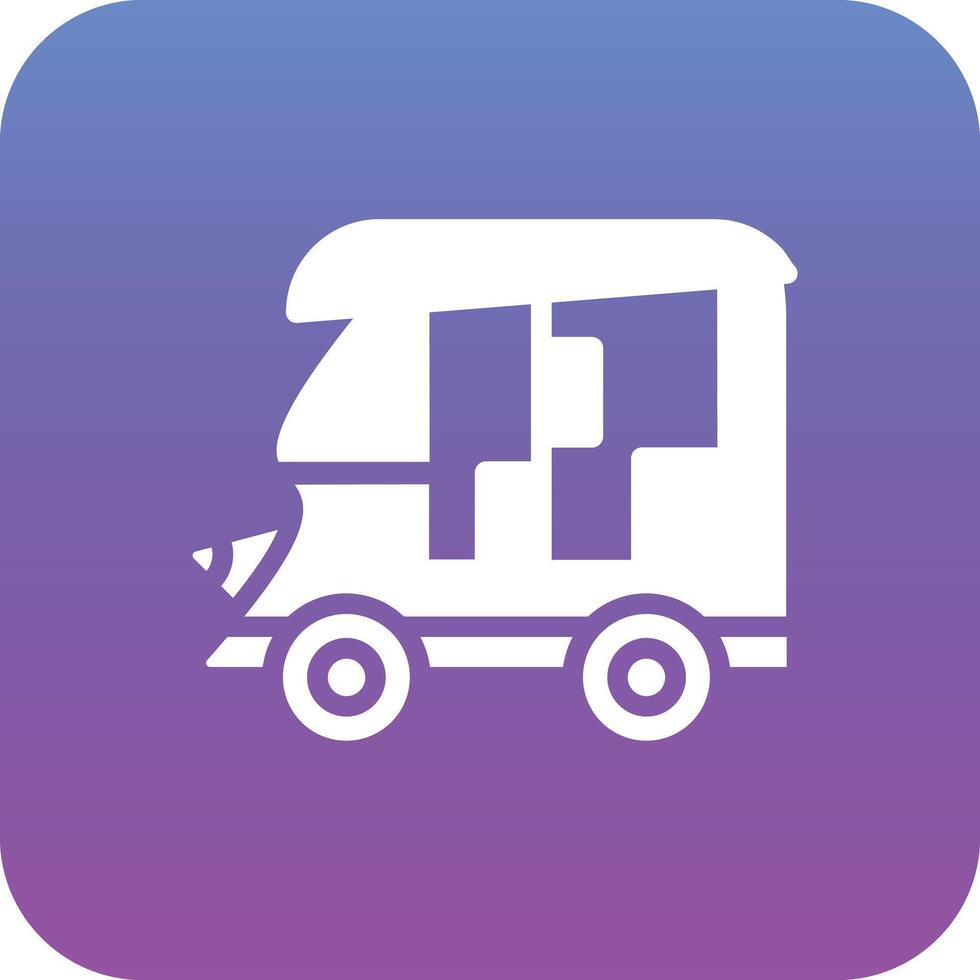 Tuk Tuk Vector Icon