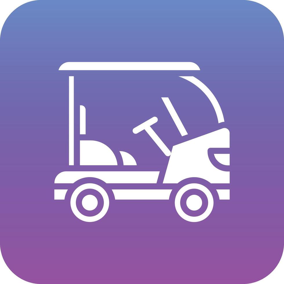 Golf Cart Vector Icon