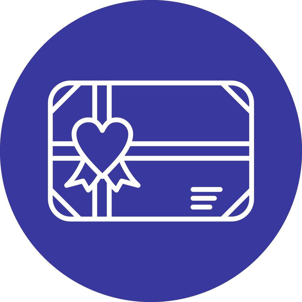 icono de vector de tarjeta de regalo