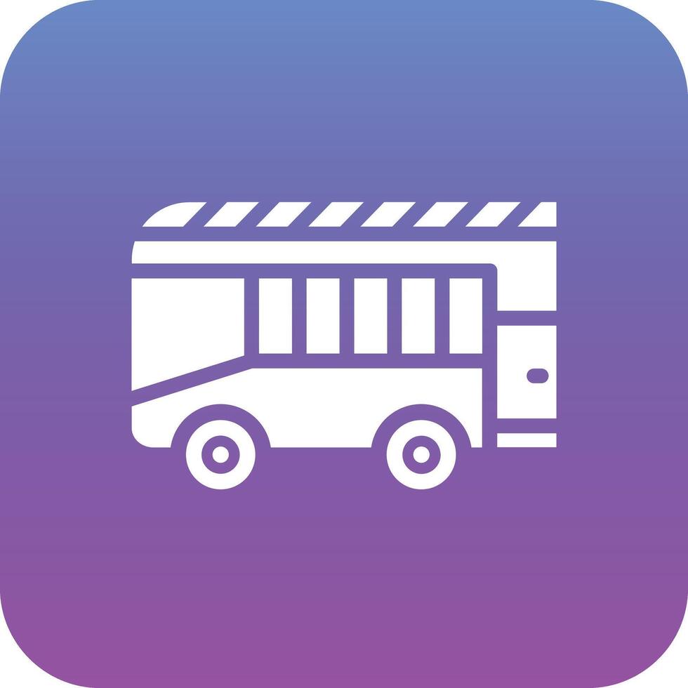 icono de vector de bus