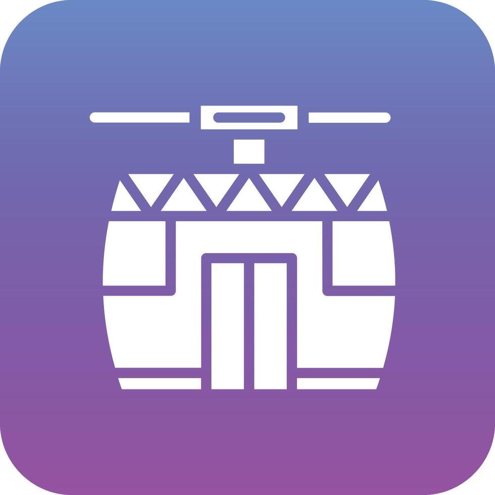 Cable Car Vector Icon