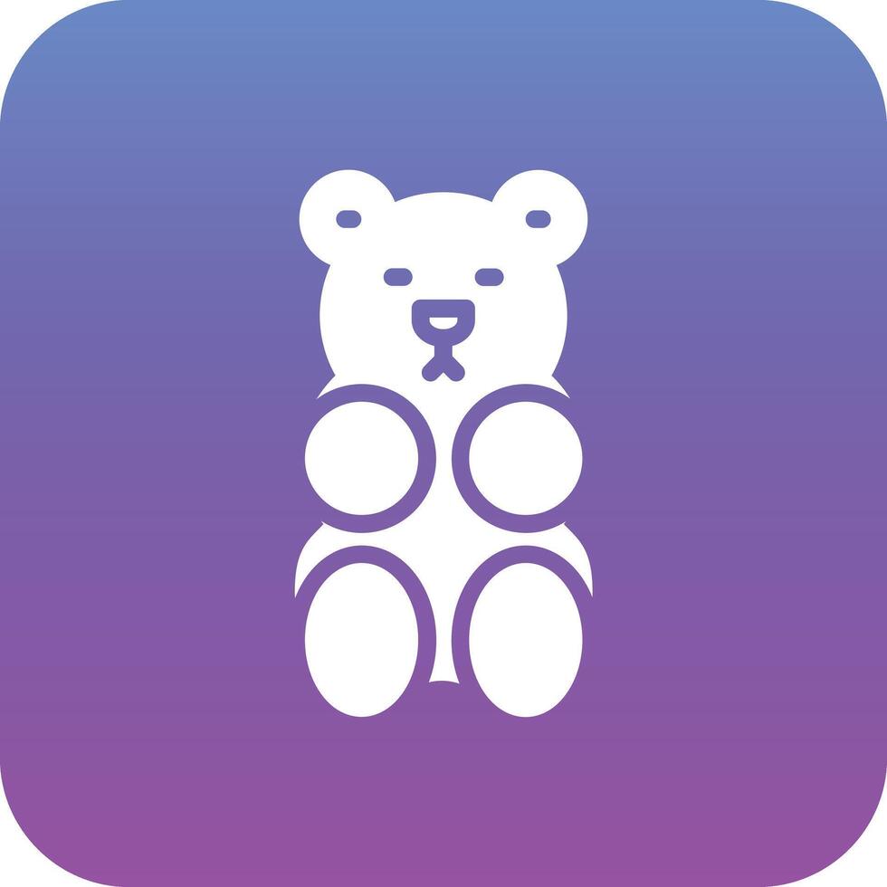 Gummy Bear Vector Icon