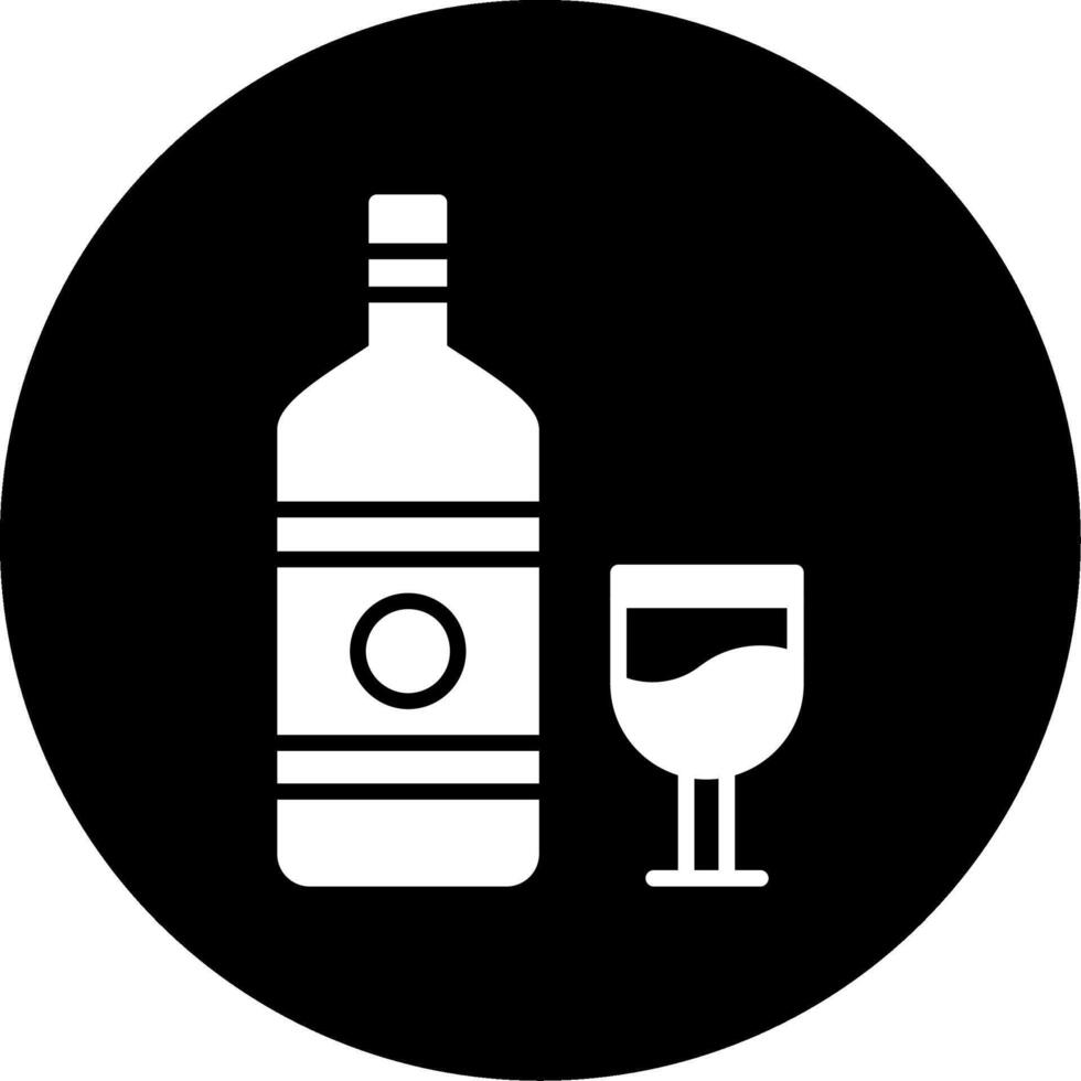 alcohólico bebida vector icono