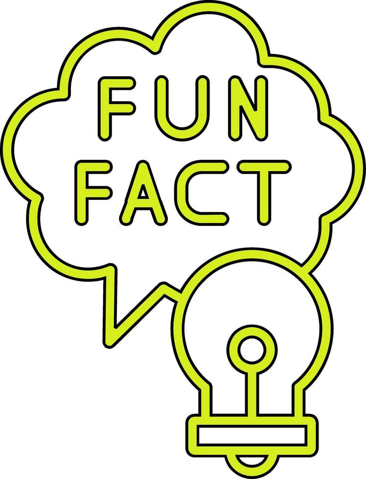 Fun Fact Vector Icon