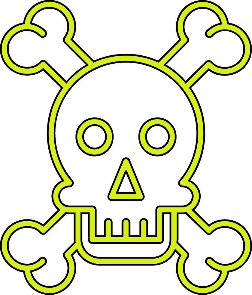 Skull And Bones Vector Icon