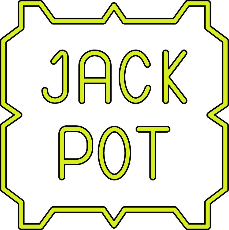 Jackpot Vector Icon