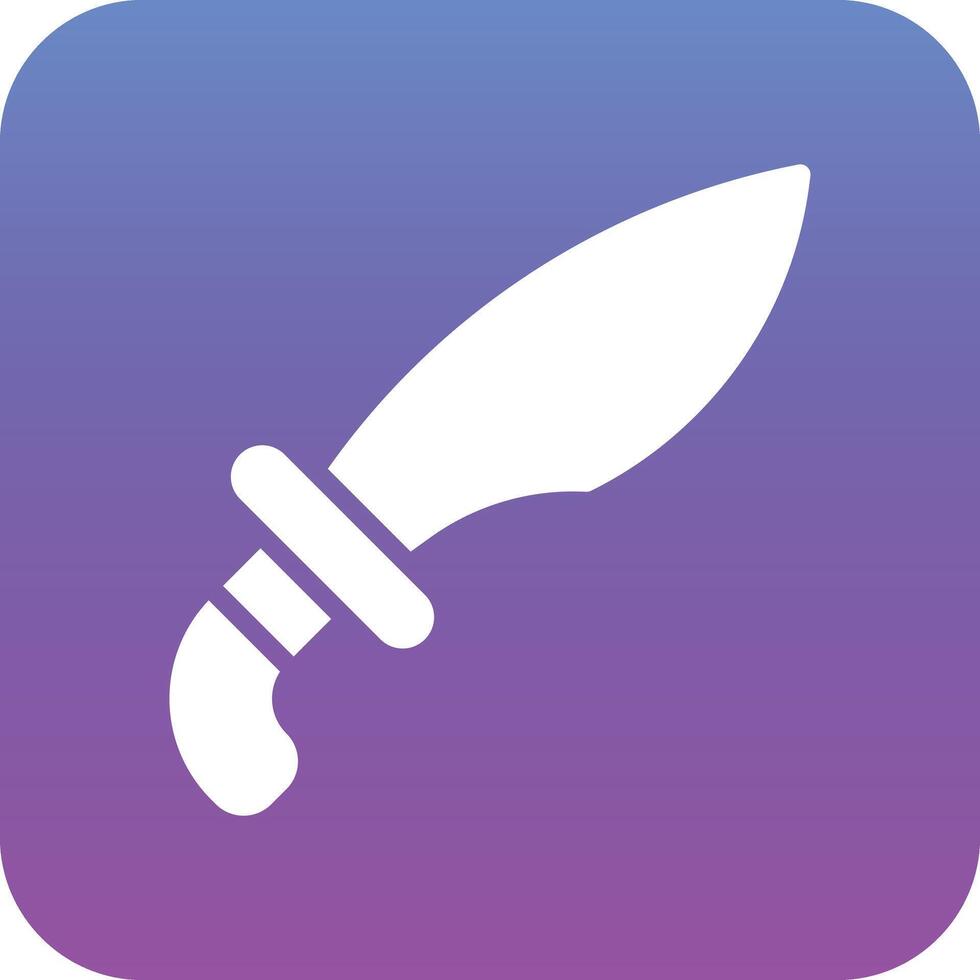 Pirate Knife Vector Icon