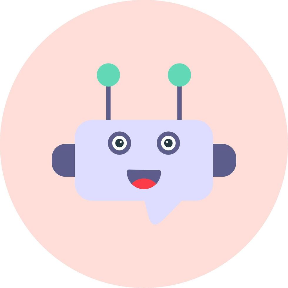 Robot Chat Vector Icon