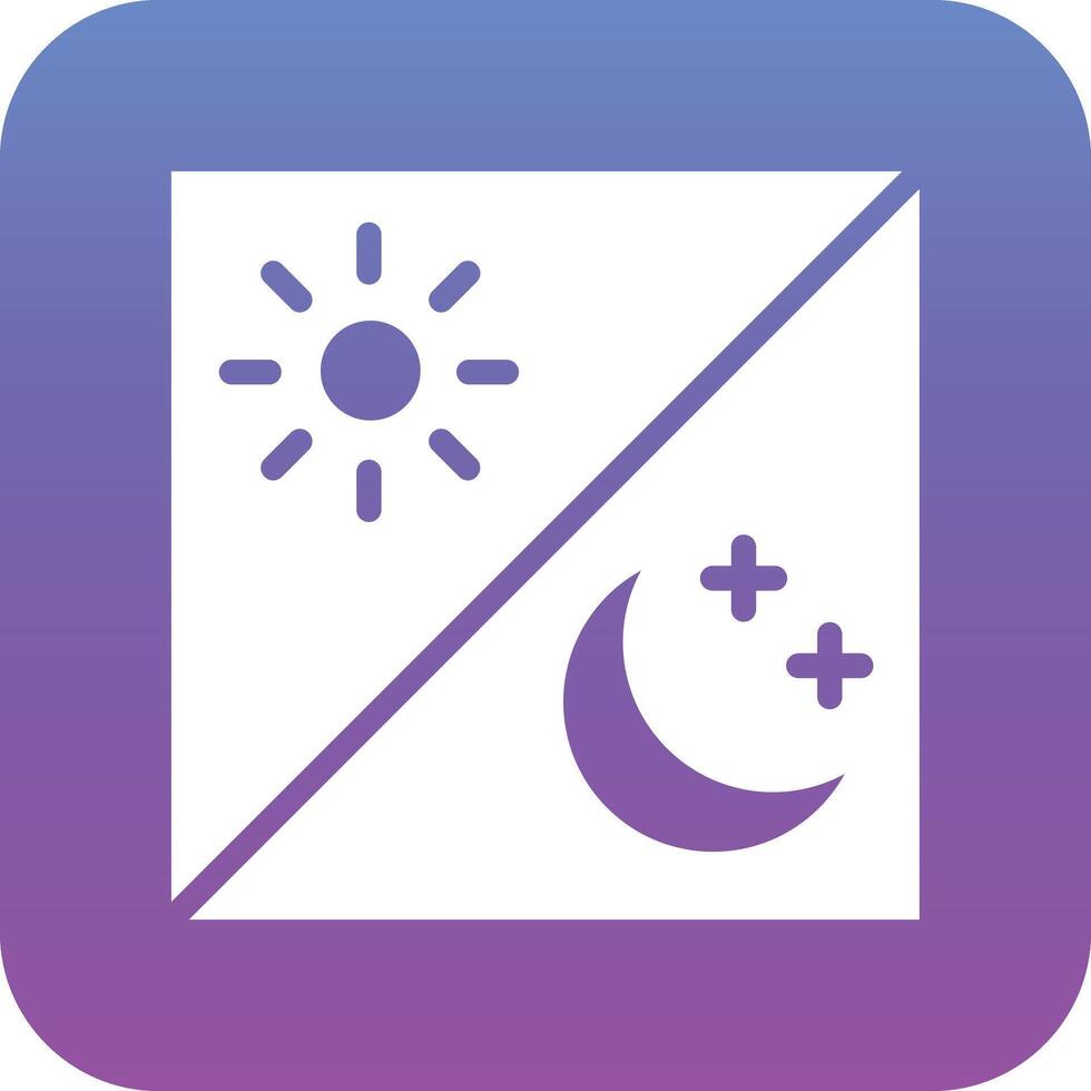 Day and Night Vector Icon