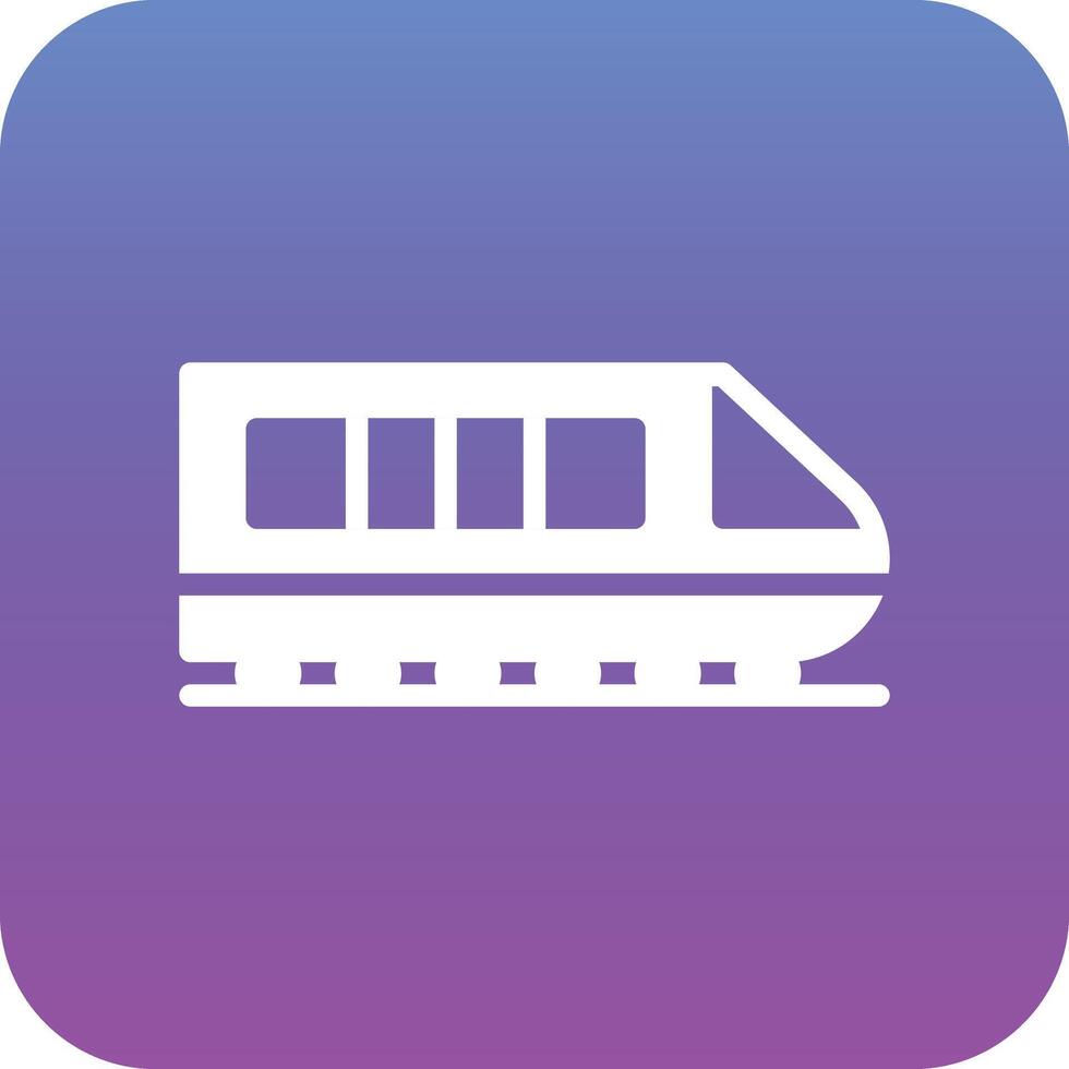 icono de vector de tren