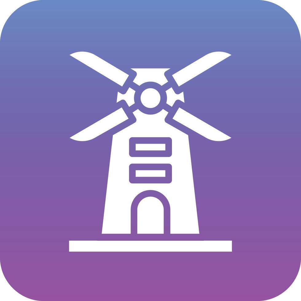 Windmill Vector Icon