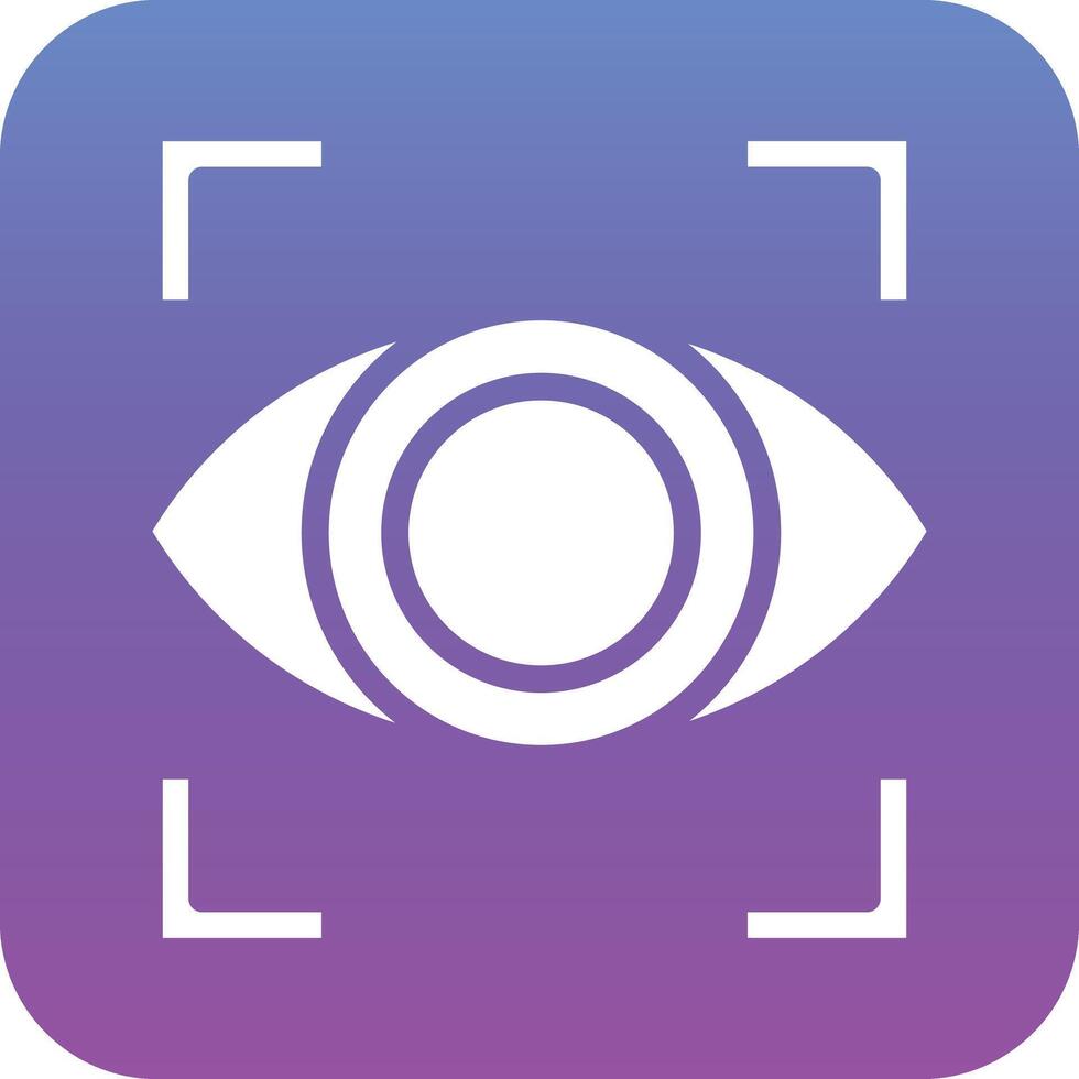 Eye Scanner Vector Icon