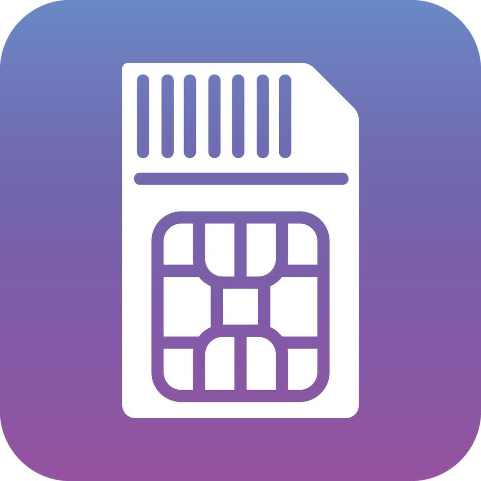 Sim Card Vector Icon