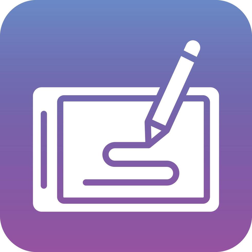 Pen Tablet Vector Icon