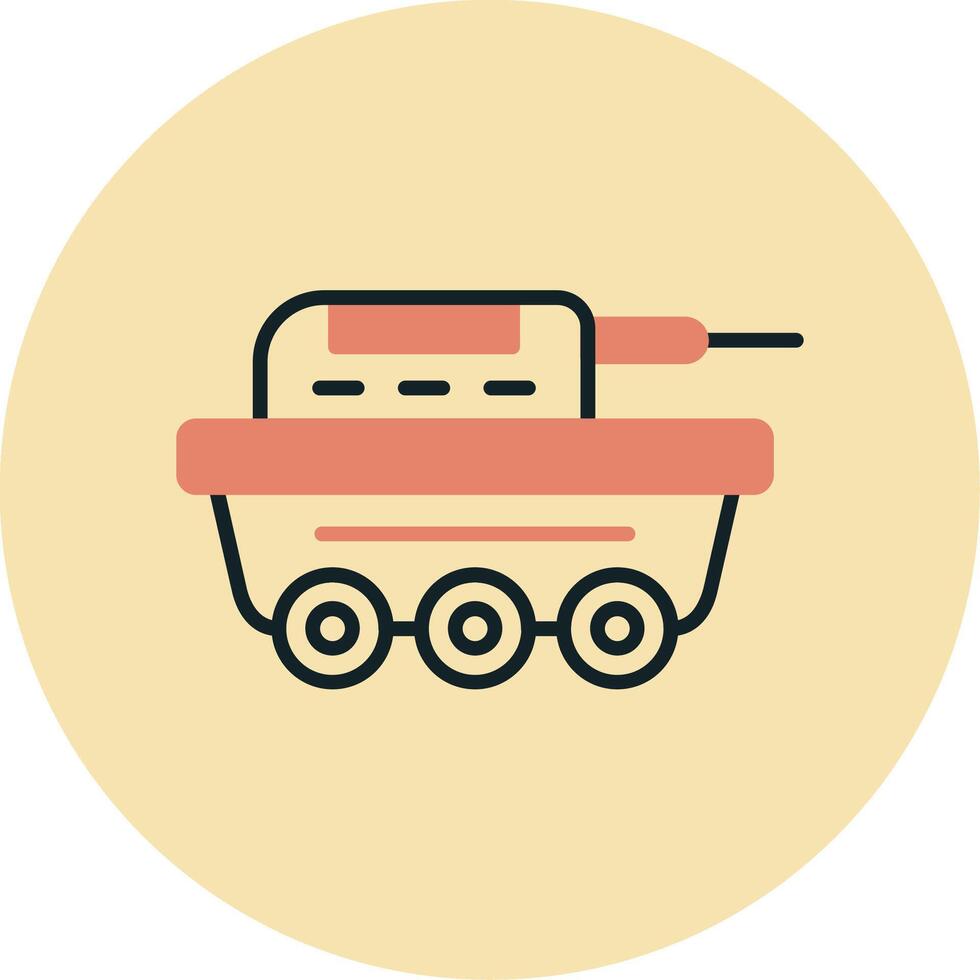 icono de vector de tanque