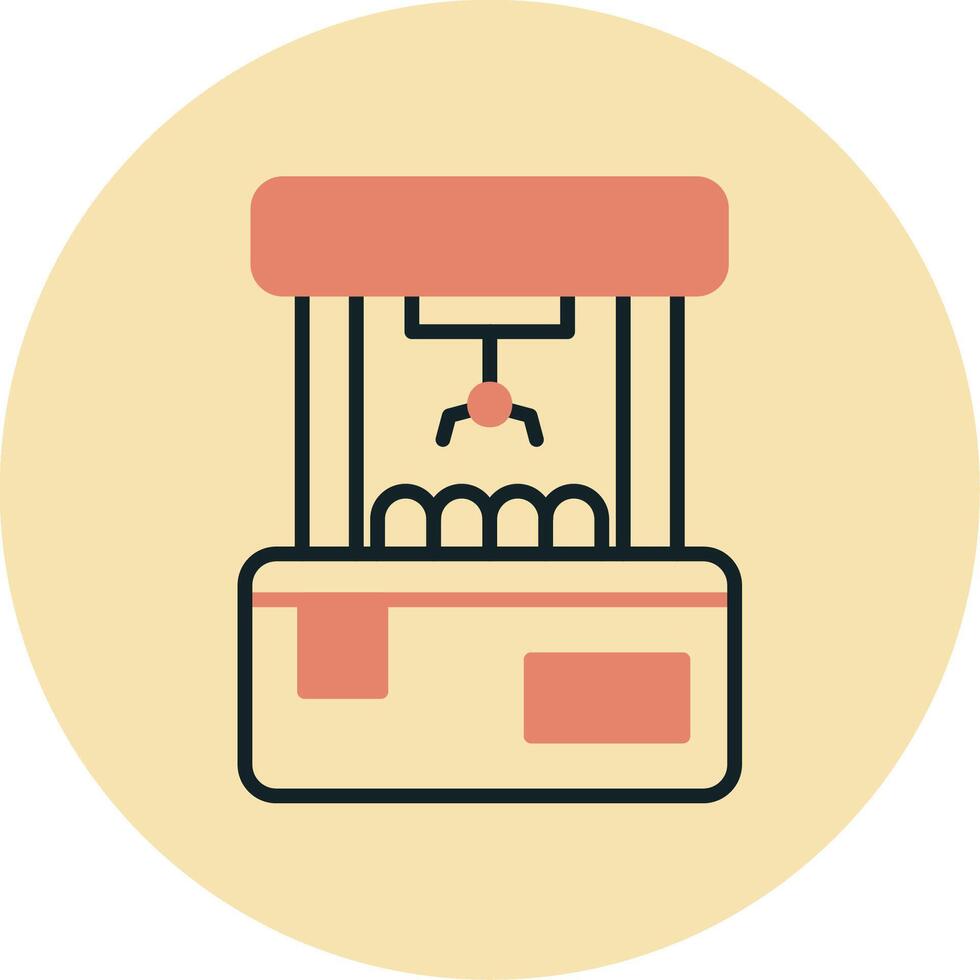 Claw Machine Vector Icon