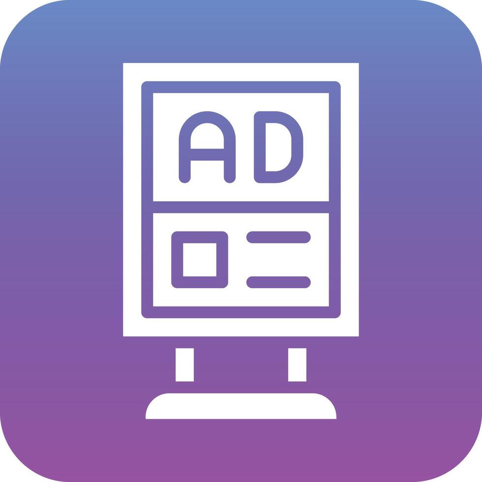 Signage Vector Icon
