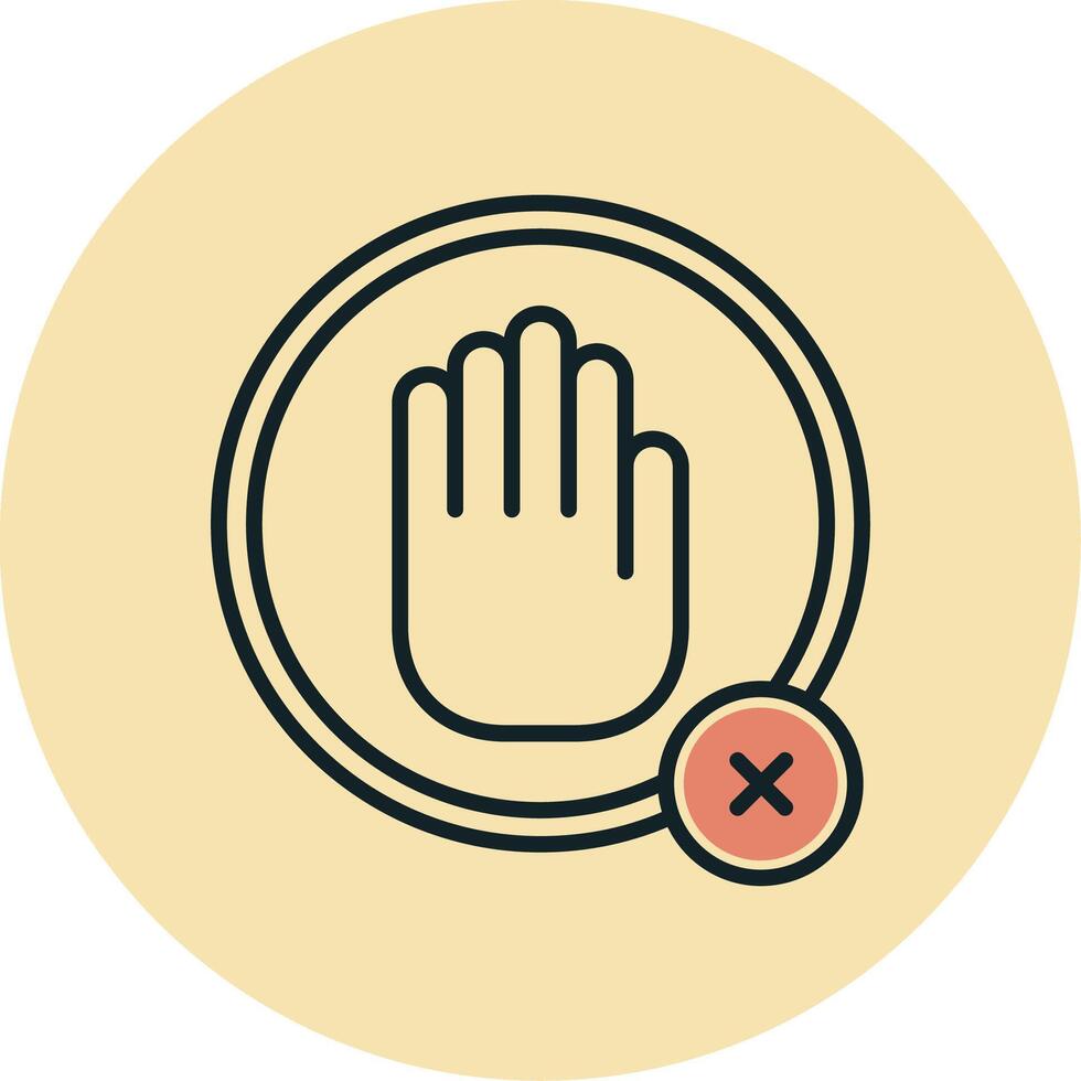 Stop Vector Icon