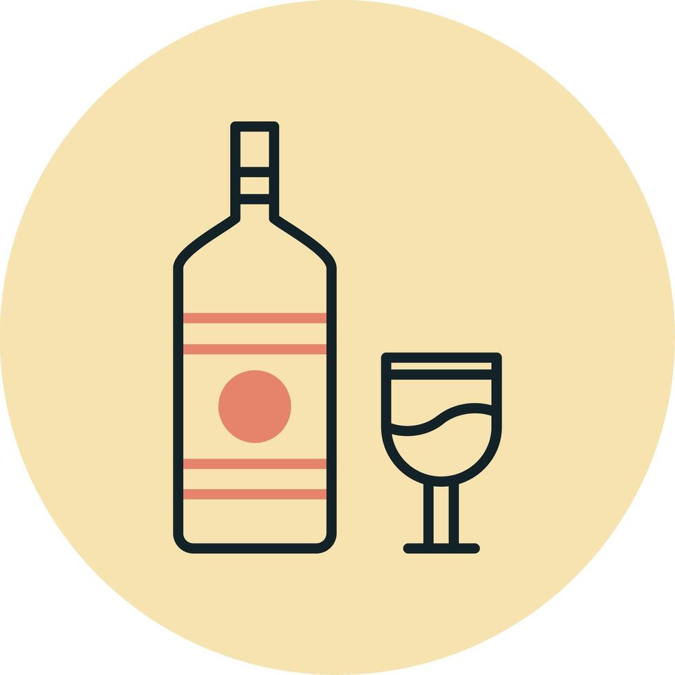 Alcoholic Drink Vector Icon