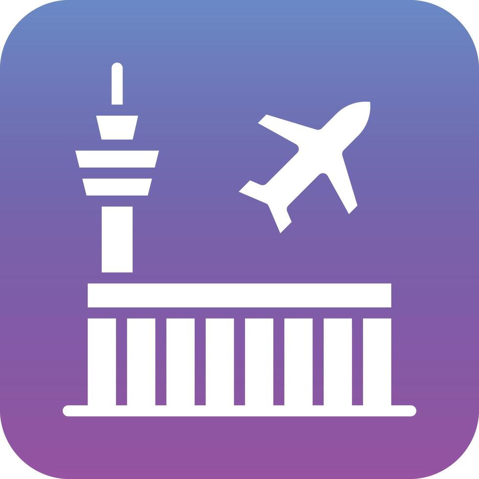 icono de vector de aeropuerto