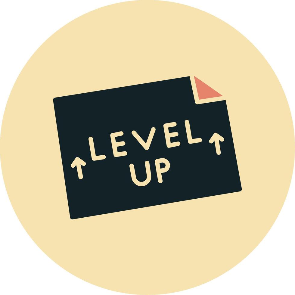 Level Up Vector Icon