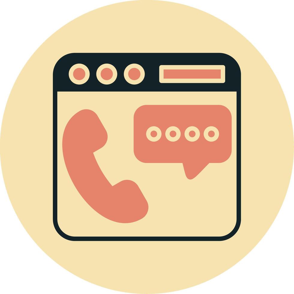 Phone Chat Vector Icon