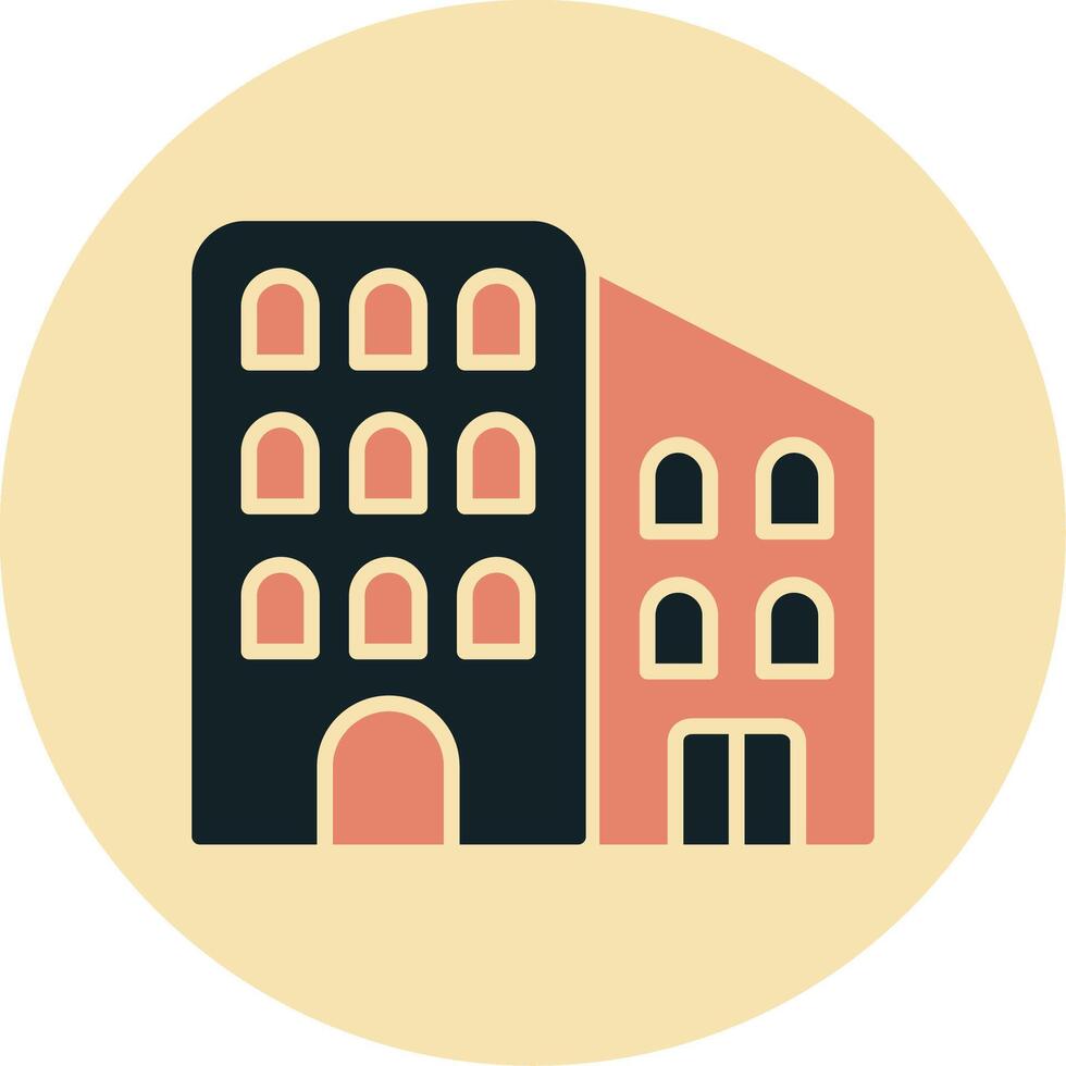 icono de vector de edificio