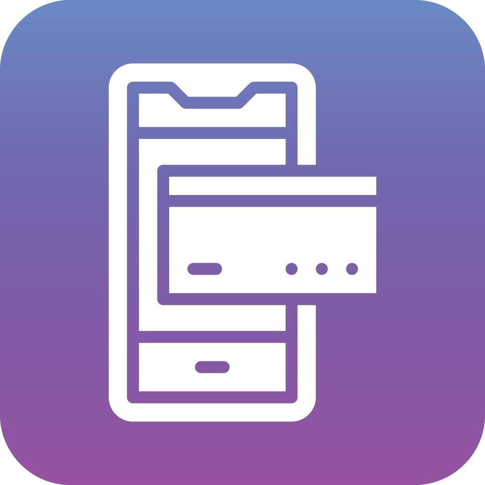 Cashless Payment Vector Icon