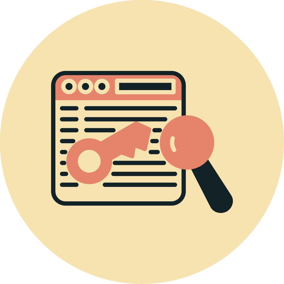 Keyword Vector Icon