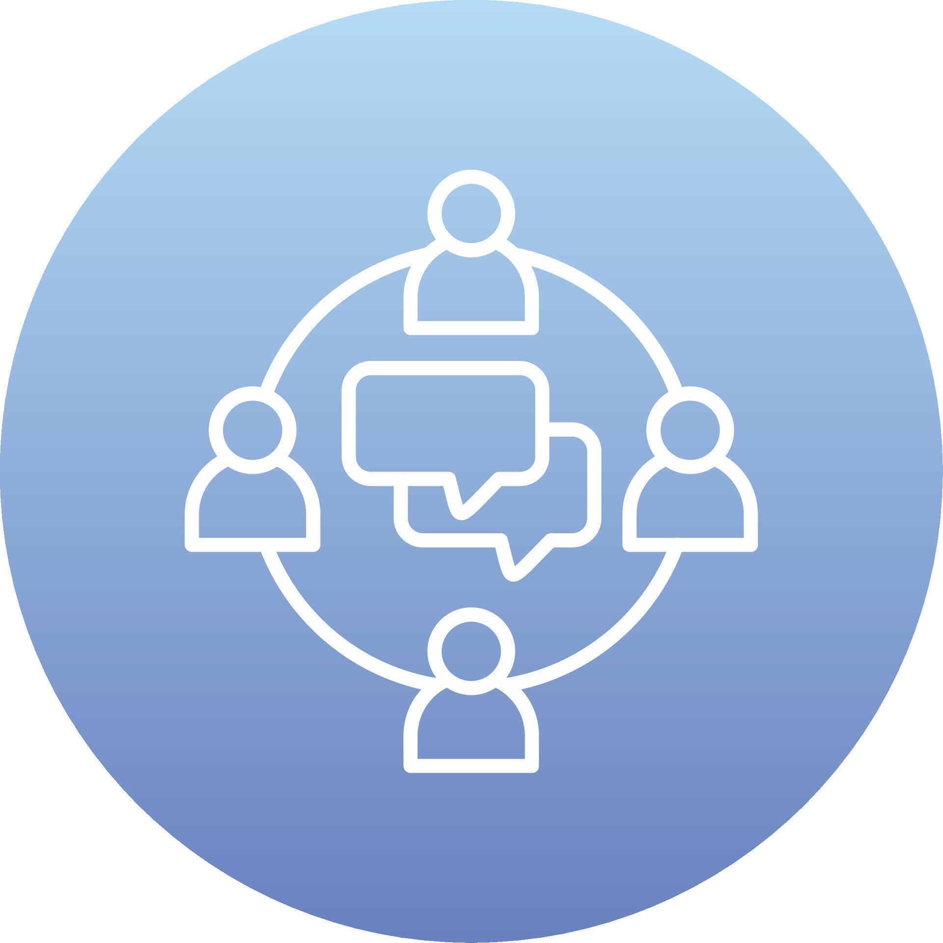 Group Chat Vector Icon 37871135 Vector Art at Vecteezy