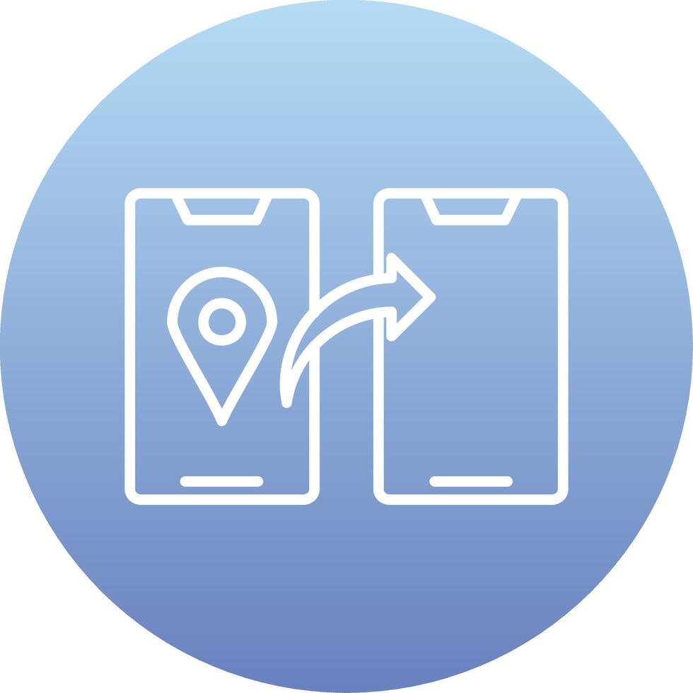 Share Location Vector Icon