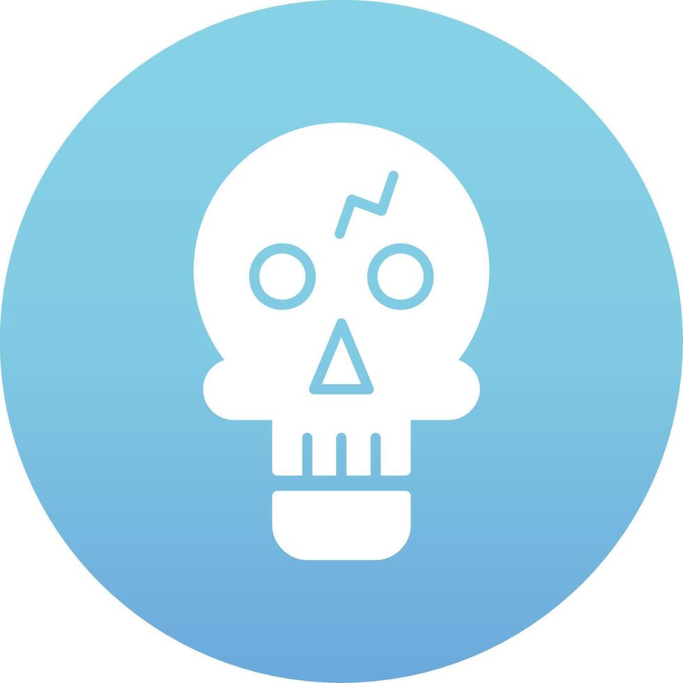 Skull Island Vector Icon