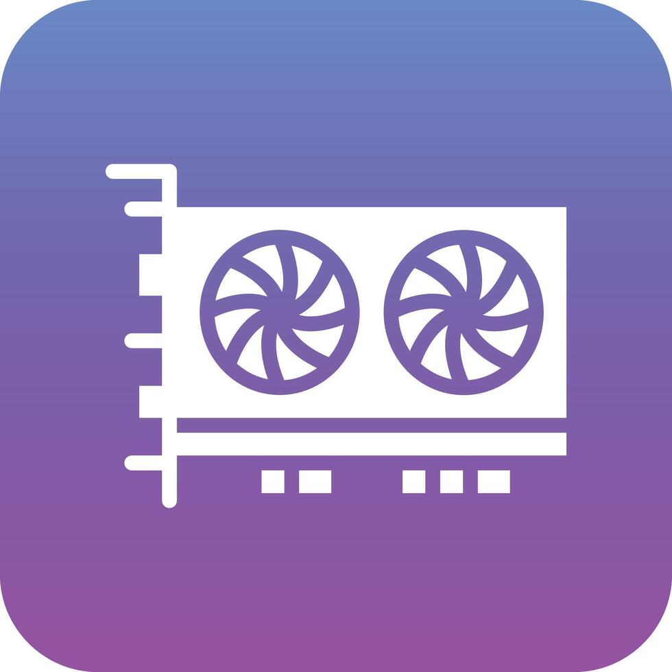 Graphics Card Vector Icon
